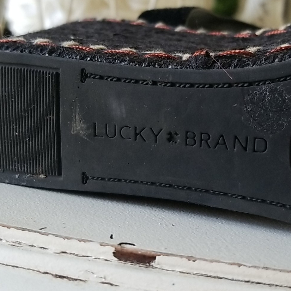 NWOB Lucky Brand wedge sandals - Picture 8 of 8